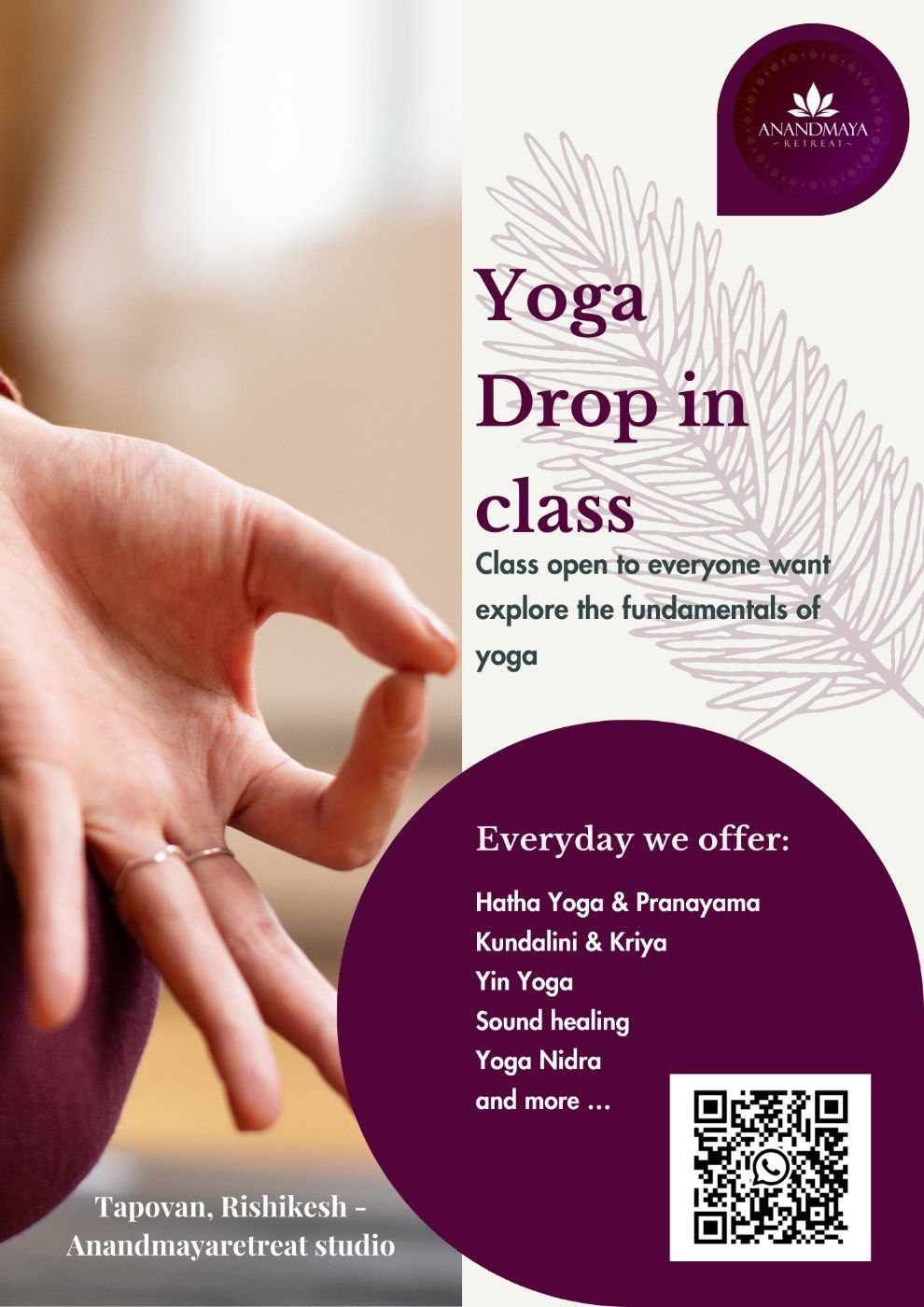 Event image for Yoga drop in class